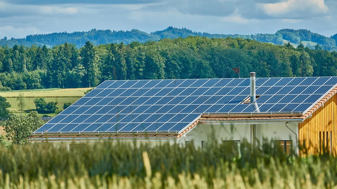 PV-Anlage auf einem Gebäude